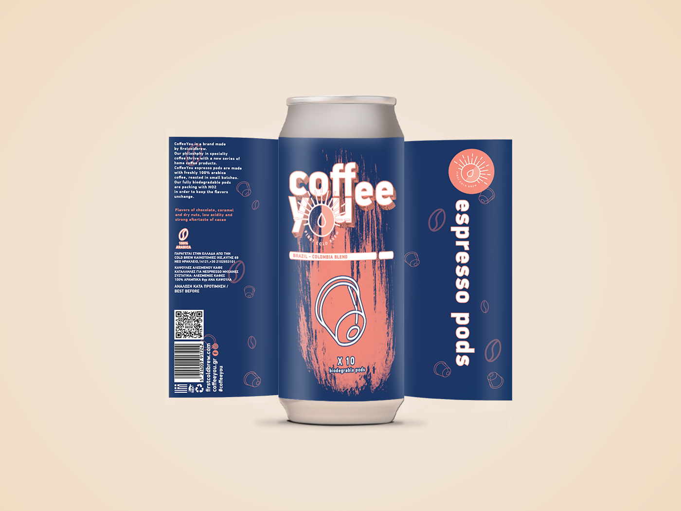 CoffeeYou Espresso Pods Specialty Blend